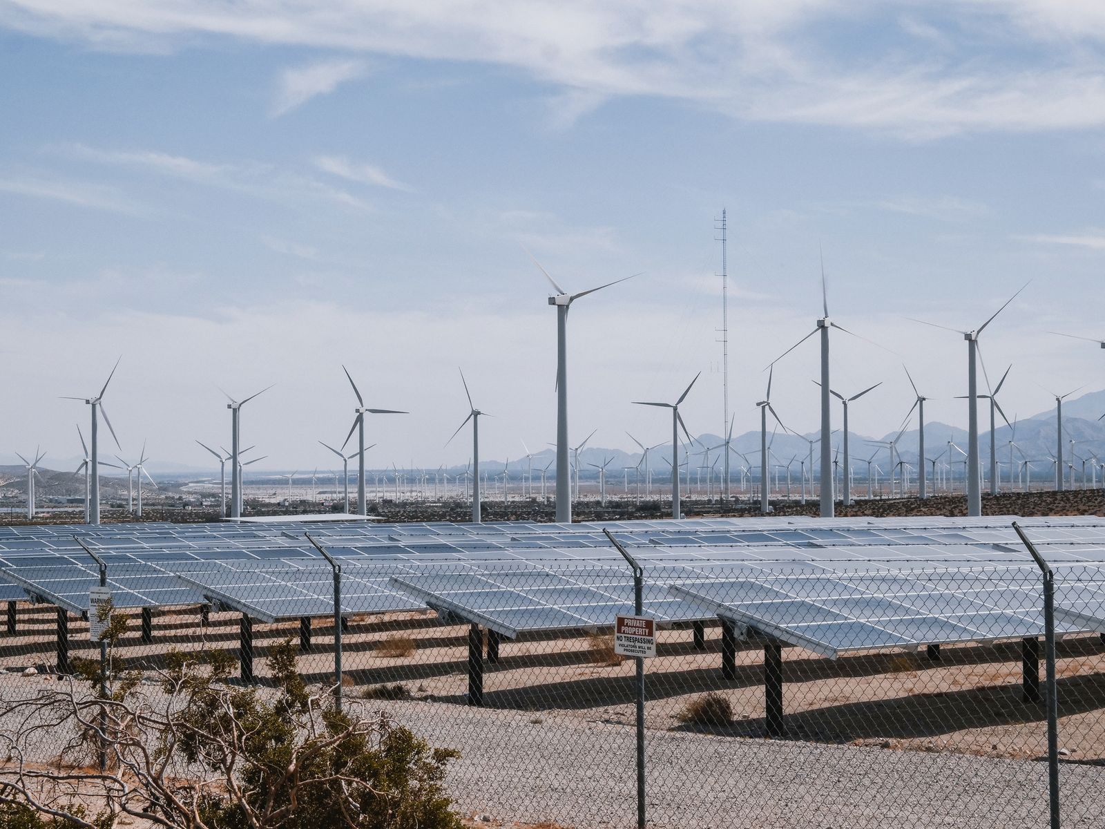 Solar and wind energy supporting responsible manufacturing